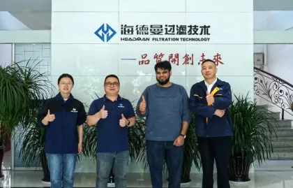 Des clients saoudiens visitent Headman Filtration pour explorer des opportunités d’approfondissement de la coopération et d’ouverture de nouveaux horizons